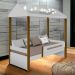 Cama Casa Solteiro Lara Branca Com Led E Colchão