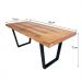 Mesa Industrial Diamond Madeira Ecologica 1,30M
