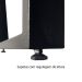 Mesa Industrial Diamond Madeira Maciça 1,80m Ferragem Preta