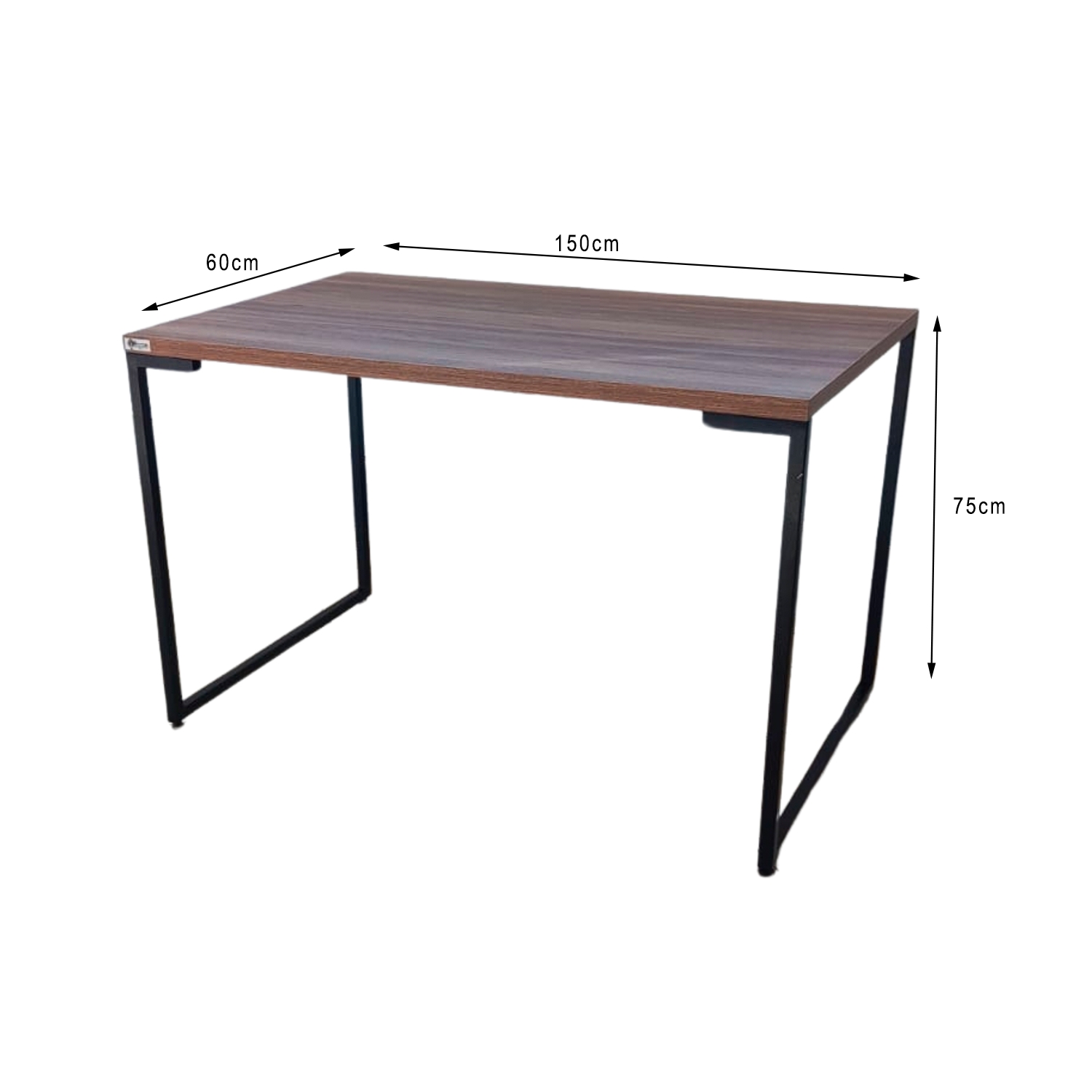Mesa Industrial MDF Freijó 150cm