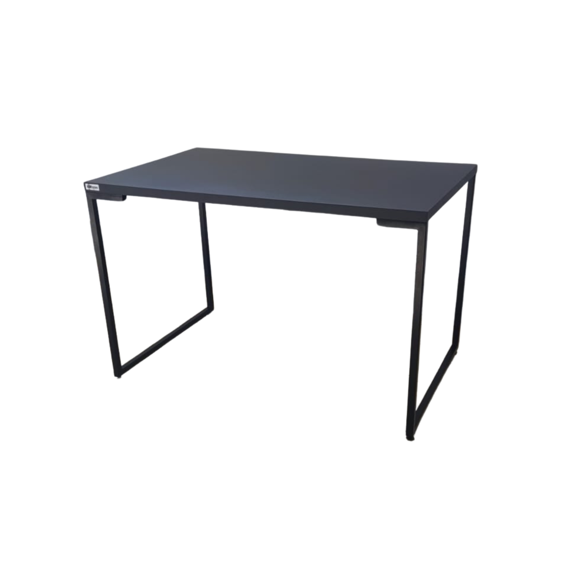 Mesa Industrial MDF Preta 110cm