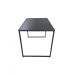 Mesa Industrial MDF Preta 110cm