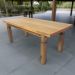Mesa Jantar Área Gourmet Colonial Madeira Maciça 2,20m
