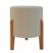 Puff Banqueta Domus Decorativo Luxo Cor Bege