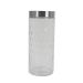 Pote de Vidro com Tampa de Inox Mozacada 2,2L Natural