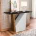 Aparador Para Sala de Estar Venetti N02 Ypê/Preto - Mpozenato