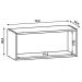 Armário Aéreo 70cm Porta Basculante Lina K02 Supremo - Mpozenato