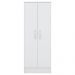 Armário Multiuso 2 Portas 3 Prateleiras Viena D02 Branco - Mpozenato