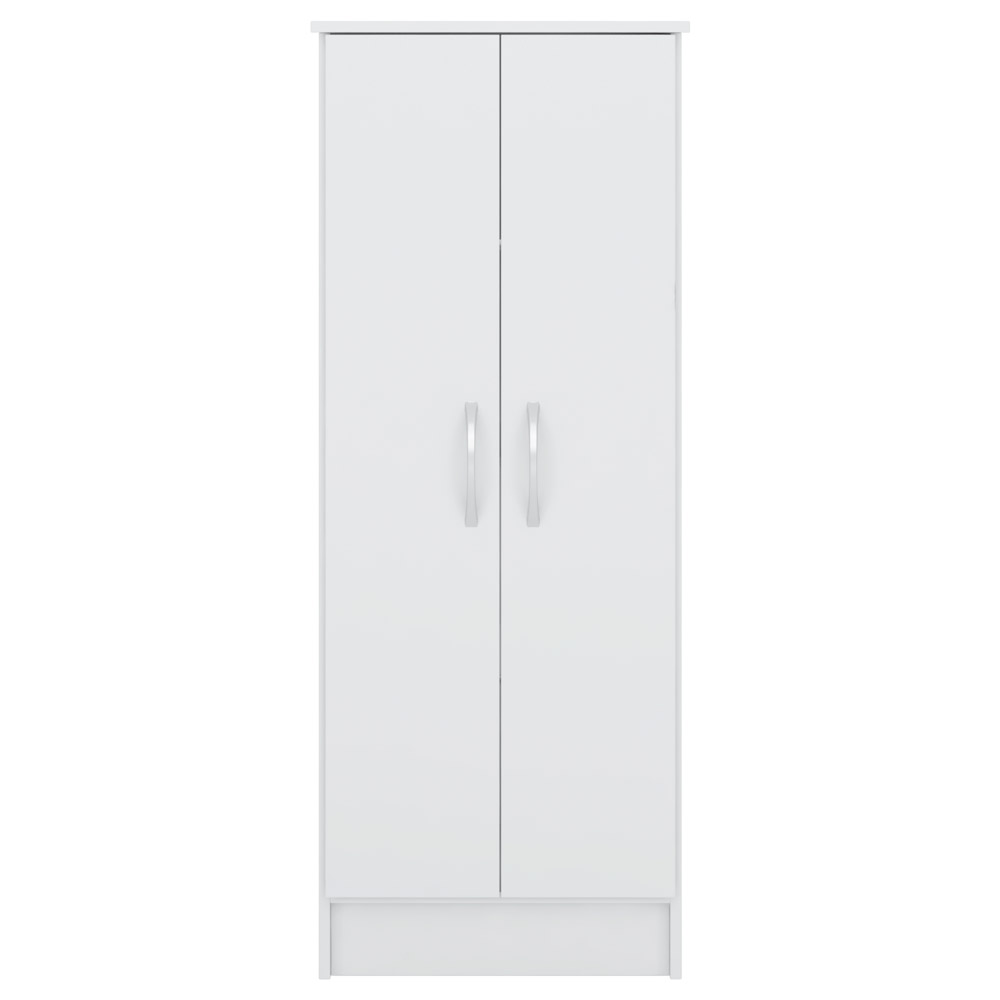 Armário Multiuso 2 Portas 3 Prateleiras Viena D02 Branco - Mpozenato