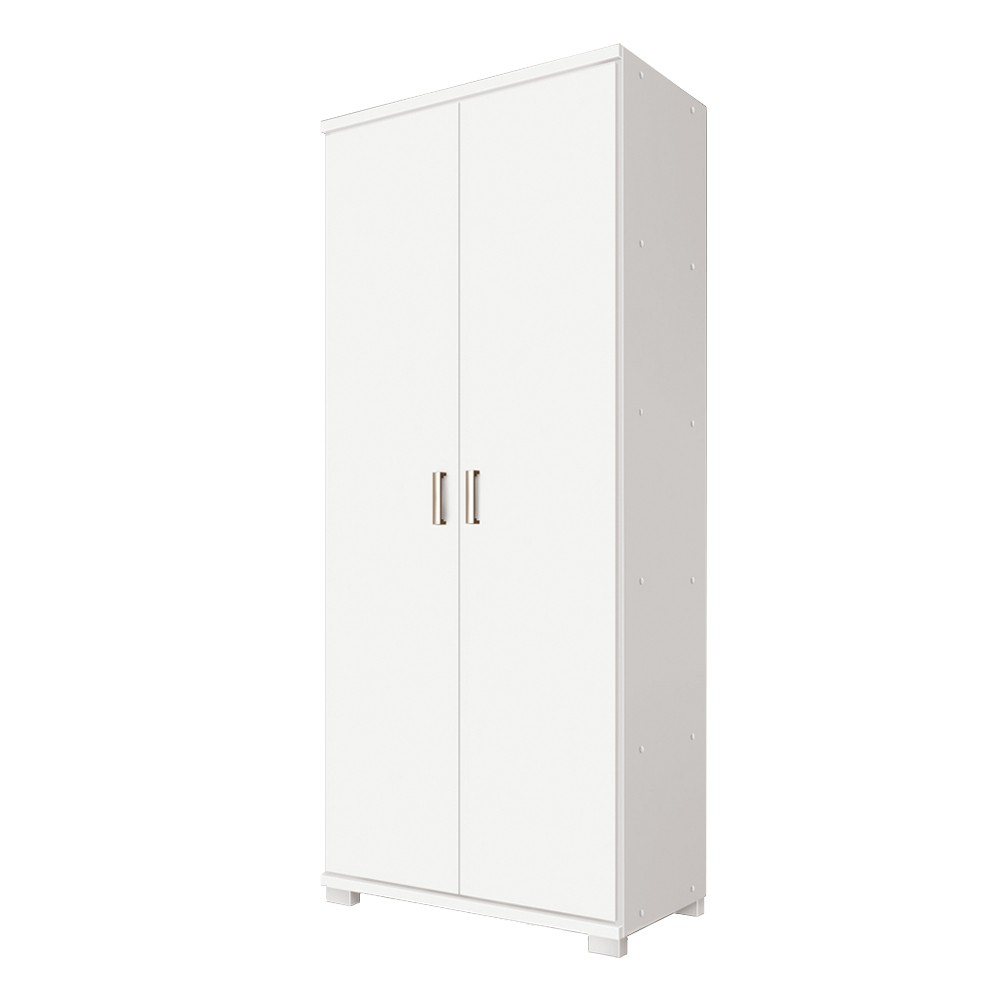 Armário Multiuso 2 Portas 4 Prateleiras New F08 Branco - Mpozenato