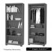 Armário Multiuso 2 Portas 4 Prateleiras New F08 Branco - Mpozenato