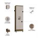 Armário Multiuso 52cm 2 Portas Muniz Z46 Castanho/Off White - Mpozenato