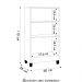 Armário Multiuso 60cm 2 Portas Tami Z46 Damasco/Off White - Mpozenato