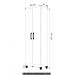 Armário Multiuso Lavanderia 55cm 2 Portas Staxx Castanho Wood Z17 - Mpozenato