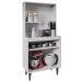 Armário de Cozinha 2 Portas Cantinho do Café 70cm Bella M24 Branco - Mpozenato