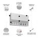 Armário de Cozinha Aéreo 100cm Basculante Mia M24 Branco - Mpozenato