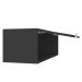 Armário de Cozinha Aéreo 70cm Pérola Z34 Preto              - Mpozenato