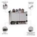 Armário de Cozinha Aéreo 71cm 2 Portas 1 Nicho Ceci M24 Branco - Mpozenato