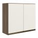 Armário de Cozinha Aéreo 80cm Maly N03 Carvalho/Off White - Mpozenato