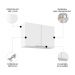 Armário de Cozinha Aéreo 80cm Pérola Z34 Branco             - Mpozenato