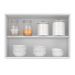 Armário de Cozinha Aéreo 80cm Pérola Z34 Branco             - Mpozenato