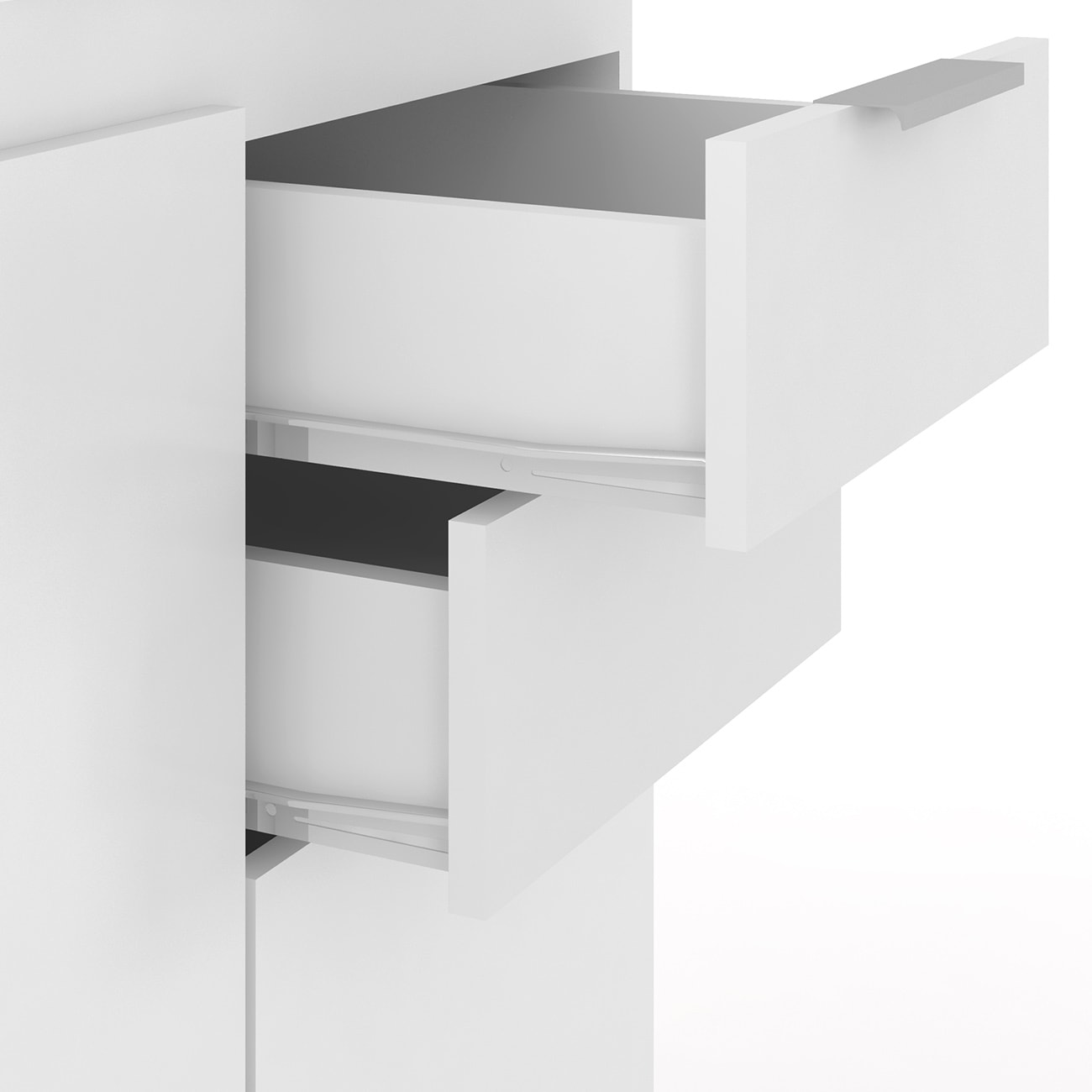 Armário de Cozinha CP01 Com Pia 120cm Pérola Z34 Branco     - Mpozenato