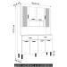 Armário de Cozinha Compacta 121cm Bruna Plus Freijó/Supremo Z06 - Mpozenato