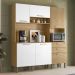 Armário de Cozinha Compacta 180cm Turim Plus Freijó/Supremo Z06 - Mpozenato