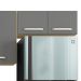 Armário de Cozinha Compacta 251cm Louis K02 Freijó/Gris - Mpozenato