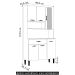 Armário de Cozinha Compacta 90cm Bruna Plus Freijó/Soft Z06 - Mpozenato