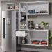 Armário de Cozinha Compacta Suspensa Vieira M24 Branco - Mpozenato
