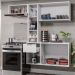 Armário de Cozinha Compacta Suspensa Vieira M24 Branco - Mpozenato