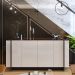 Balcão Buffet Para Sala De Jantar 4 Portas Ipanema C05 Off White/Nogueira - Mpozenato