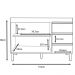 Balcão Gabinete Para Pia 120cm Sem Tampo 2 Portas Karen P14 Branco - Mpozenato