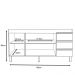 Balcão Gabinete Para Pia 160cm Sem Tampo 3 Portas Karen Z49 Branco - Mpozenato