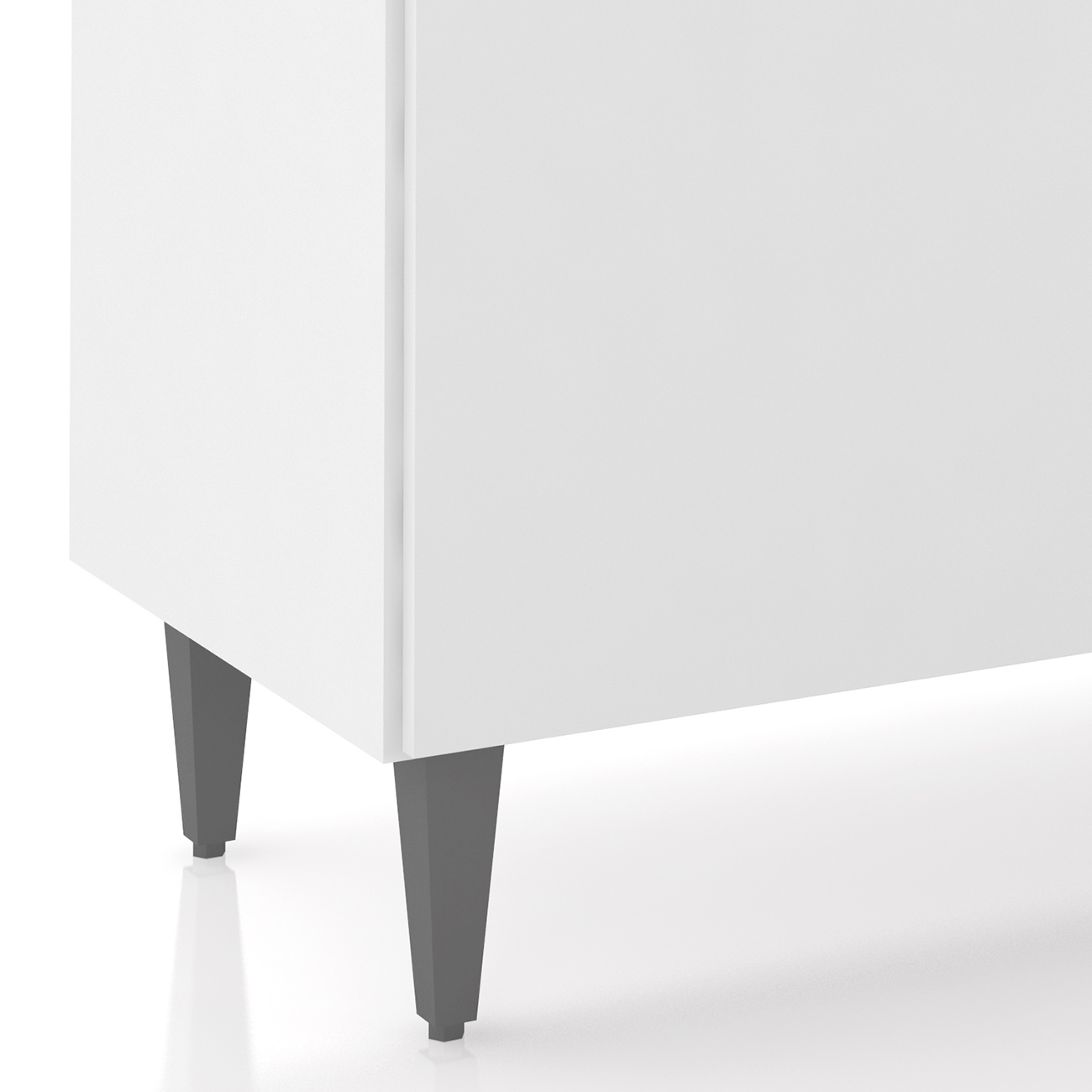 Balcão Para Pia 180cm Sem Tampo Pérola Z34 Branco           - Mpozenato