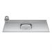 Balcão de Cozinha Com Pia Inox 150cm Pérola Z34 Preto       - Mpozenato