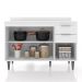 Balcão de Cozinha Com Tampo 120cm Pérola Branco Z34         - Mpozenato