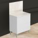 Balcão de Cozinha Com Tampo 80cm 1 Porta Minsk K02 Branco - Mpozenato