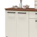 Balcão de Cozinha com Tampo 120cm Louis K02 Nogueira/Off - Mpozenato