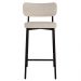 Banqueta Alta Bar Estofada Kit 4 Ella M25 Linho Areia - Mpozenato