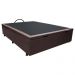 Base Box Baú para Cama Casal 138x188cm Liz S05 Sintético Marrom - Mpozenato