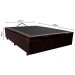 Base Box Baú para Cama Casal 138x188cm Liz S05 Suede Bordado Marrom - Mpozenato