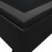 Base Box Baú para Cama Casal Queen 158x198cm Bipartido Liz S05 Sintético Preto - Mpozenato