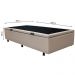 Base Box Baú para Cama Solteiro 88x188cm Liz S05 Sintético Bege - Mpozenato