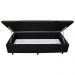 Base Box Baú para Cama Solteiro 88x188cm Liz S05 Sintético Preto - Mpozenato