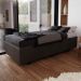 Base Box Baú para Cama Solteiro 88x188cm Liz S05 Suede Bordado Cinza - Mpozenato