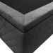 Base Box Baú para Cama Solteiro 88x188cm Liz S05 Suede Bordado Cinza - Mpozenato