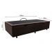 Base Box Baú para Cama Solteiro 88x188cm Liz S05 Suede Bordado Marrom - Mpozenato