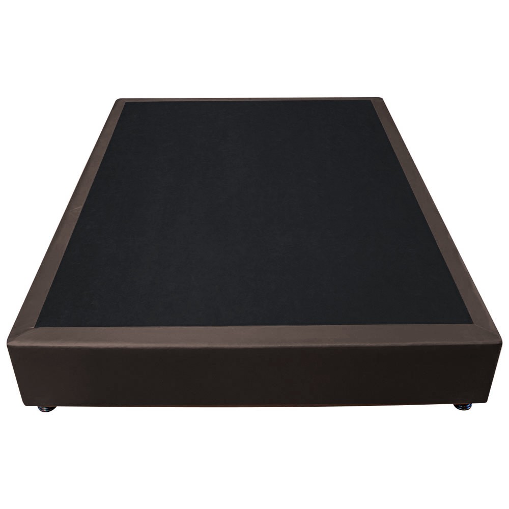 Base Box para Cama Casal 138x188cm Liz S05 Sintético Marrom - Mpozenato